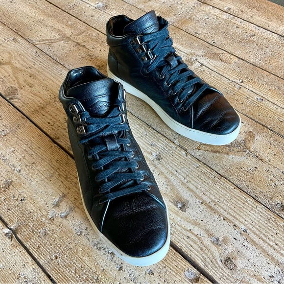 rag & bone Shoes - Rag & Bone Women’s Kent Leather High Top Sneakers Black EU Size 38.5 US Size 8.5